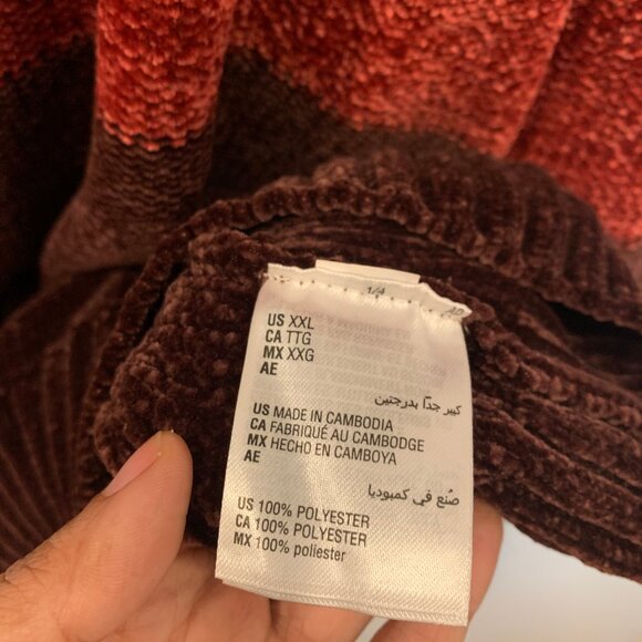 Mens Alfani Turtleneck Ribbed Knot Log Sleeve Sweater Size XXL NWT -B4 - Picture 8 of 8